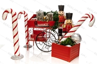 Оформление витрин фигуры леденцов