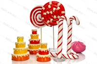 Фигуры конфет рекламные стопперы