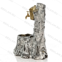 Садовый умывальник Березка, пластик, H 71 см - фото 20052