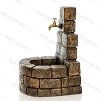 Умывальник для сада, стеклопластик, H 70 см - фото 20082