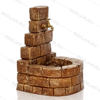 Умывальник для сада, стеклопластик, H 70 см - фото 20088