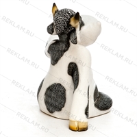 фигура корова, цв.белый с чёрным