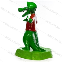 Крокодил рекламная ростовая фигура