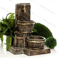 Умывальник с ведерками для сада