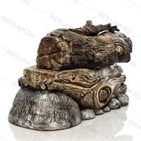 Фонтан бревна