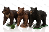 Фигура Медведь, под бронзу, стеклопластик, h 95 см - фото 20769