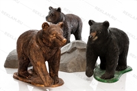 Фигура Медведь, под бронзу, стеклопластик, h 95 см - фото 20770