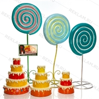 Рекламные фигуры сладостей