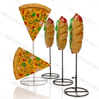 Объемные фигуры для рекламы пиццерий