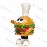 Гамбургер фигура для оформления кафе