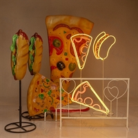 неоновая реклама для пиццерий