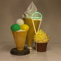 неоновые вывески мороженое