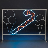 рекламная стойка леденец