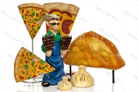 объемные фигуры для рекламы ресторанов