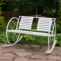 кресло-качалка 2-х местное металлическое