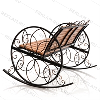 кресло-качалка из металла