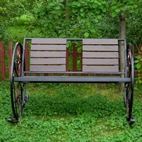 кованое кресло-качалка