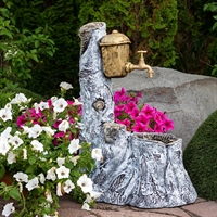 Садовый умывальник Березка, пластик, H 71 см - фото 22371