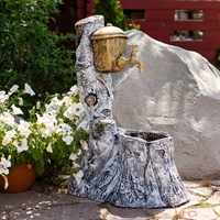 Садовый умывальник Березка, пластик, H 71 см - фото 22372