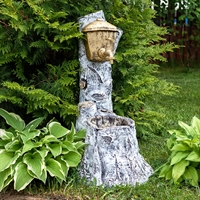 Садовый умывальник Березка, пластик, H 71 см - фото 22374