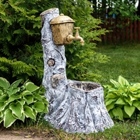 Садовый умывальник Березка, пластик, H 71 см - фото 22375