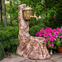 Садовый умывальник Березка, пластик, H 71 см - фото 22377