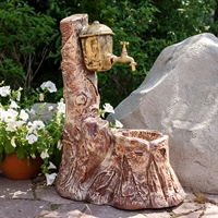 Садовый умывальник Березка, пластик, H 71 см - фото 22378