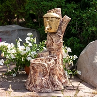 Садовый умывальник Березка, пластик, H 71 см - фото 22379