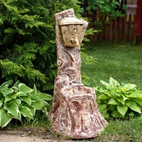 Садовый умывальник Березка, пластик, H 71 см - фото 22380