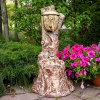 Садовый умывальник Березка, пластик, H 71 см - фото 22386