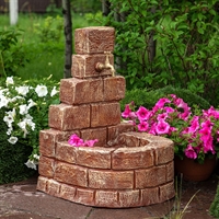 Умывальник для сада, стеклопластик, H 70 см - фото 22402