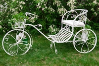 Садовый велосипед с кашпо - фото 22528