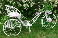 Садовый велосипед с кашпо - фото 22538