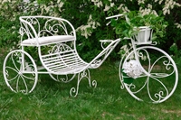 Садовый велосипед с кашпо - фото 22539