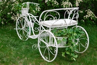 Садовый велосипед с кашпо - фото 22542