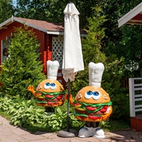 ростовая фигура гамбургер