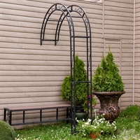 пристенная арка из металла