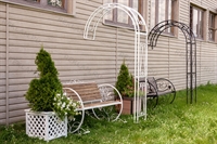 Кованая пристенная арка 863-41R - фото 22847