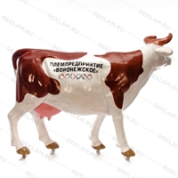 рекламная фигура корова