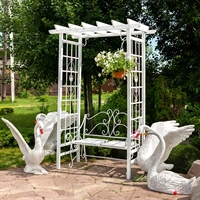 Арка садовая кованая