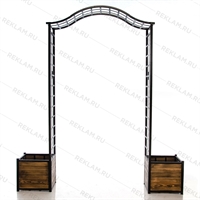 арка с кадками для цветов