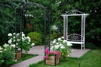 кованые арки для сада