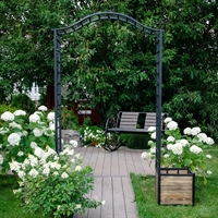 арка с кашпо