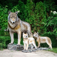 ростовая фигура волчица