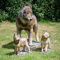 волчица с волчатами