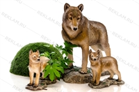 фигура из стеклопластика волк