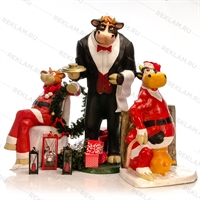 комплект новогодних фигур