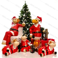 Фигуры для оформления витрин к 2021 году