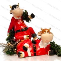 Новогодние фигурки для декора магазина