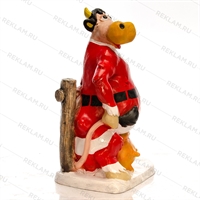 Фигура Бурёнка, стеклопластик, 130 x 55 см. - фото 23943